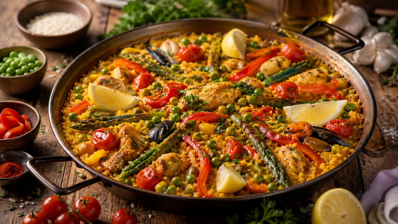 Paëlla express de printemps