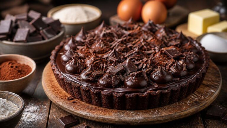 Chocolat noir en pâtisserie