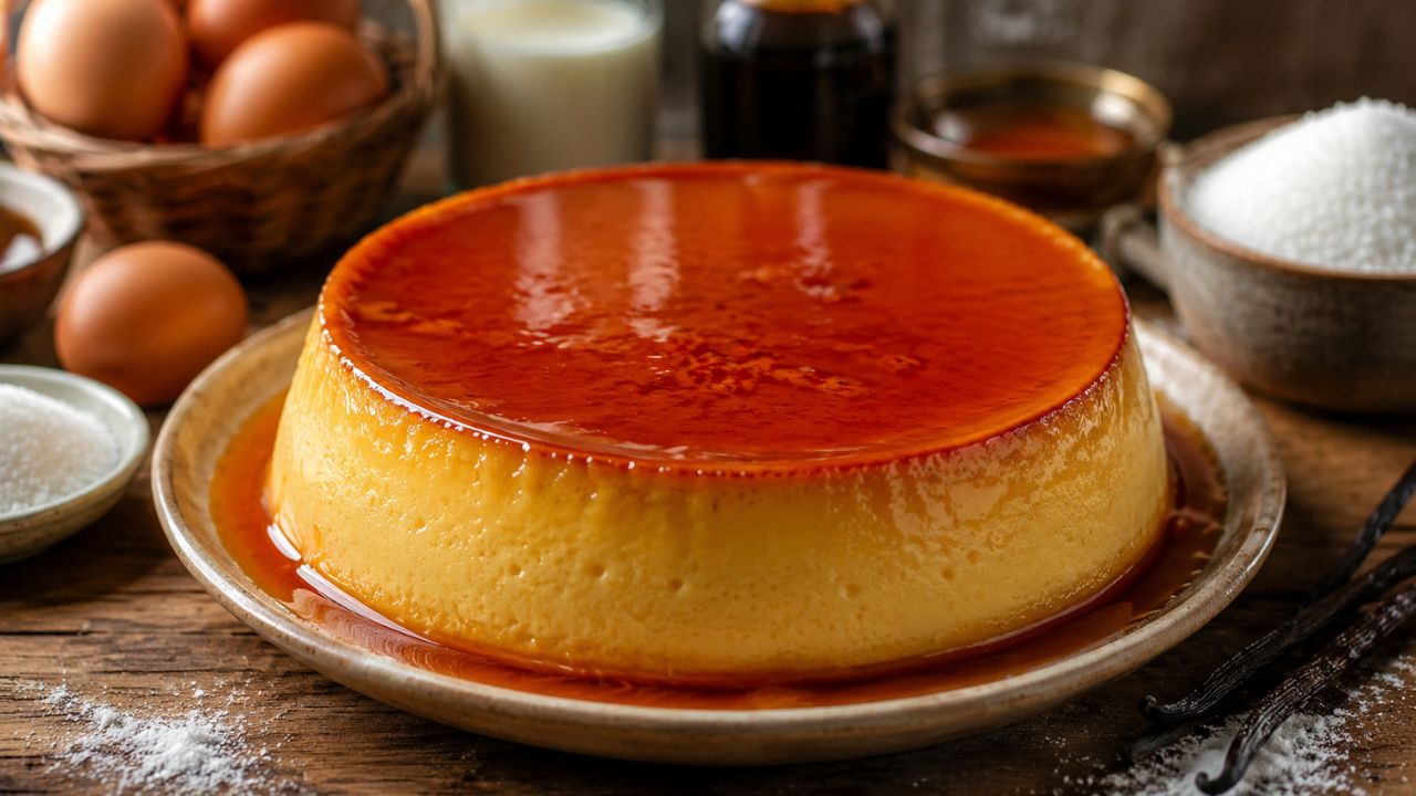 Crème caramel maison