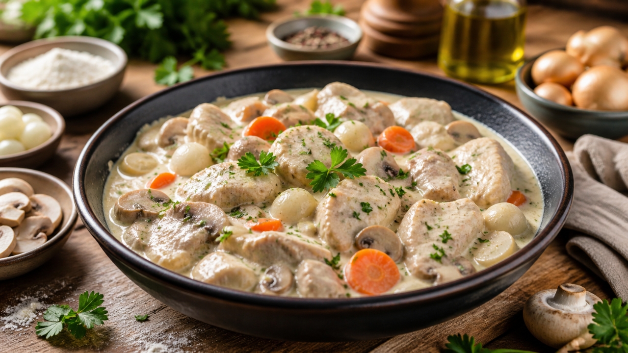 Easy Veal Blanquette