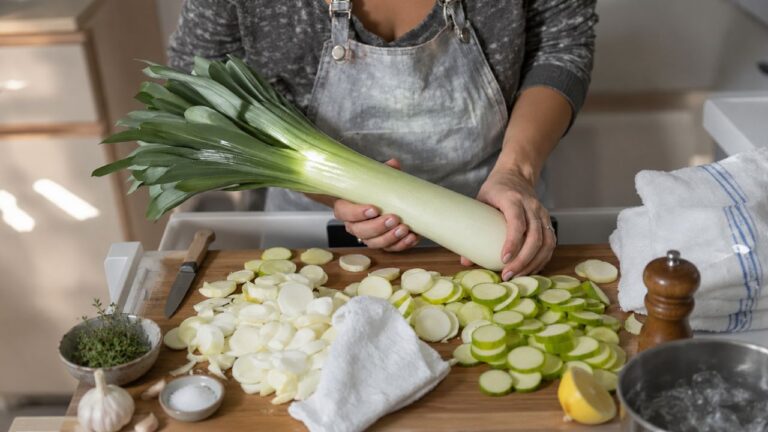 Fin de saison des poireaux