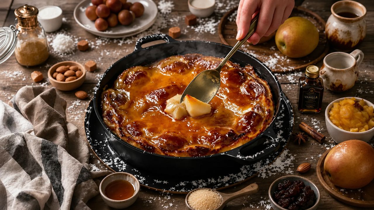 Fondant aux poires, cœur coulant et croûte dorée