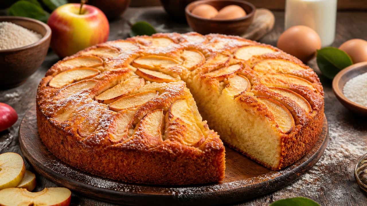 Gâteau aux pommes moelleux