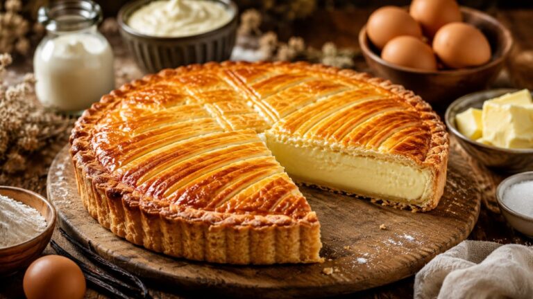 Gâteau basque à la crème