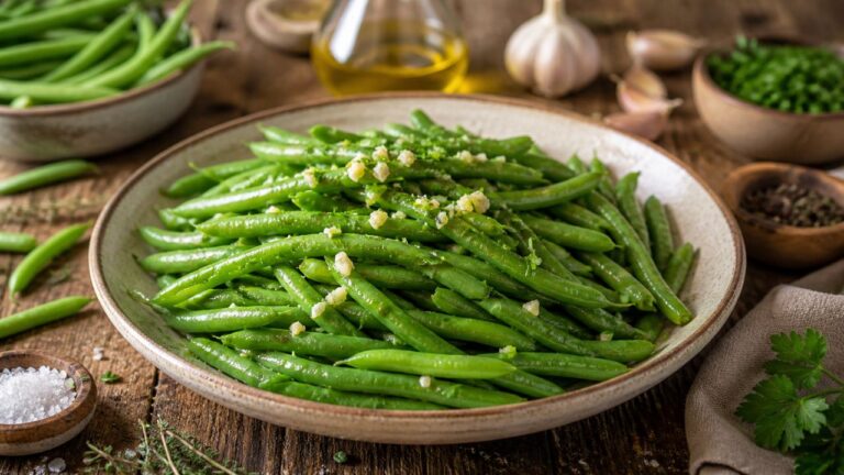 Haricots verts frais