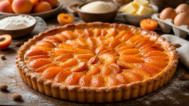 Tarte aux abricots maison